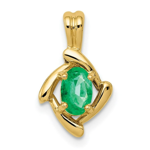 Details about 14k 14kt Yellow Gold Girl 6x4 Oval Genuine Emerald-May PENDANT 21 mm X 12 mm Details about 14k 14kt Yellow Gold Girl 6x4 Oval Genuine Emerald-May PENDANT 21 mm X 12 mm